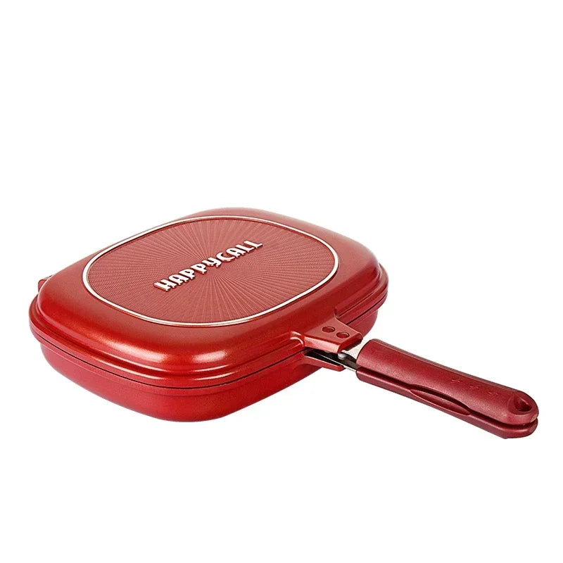 Panela Grill Dupla Face - Frete Gratis - Gigas Oferas
