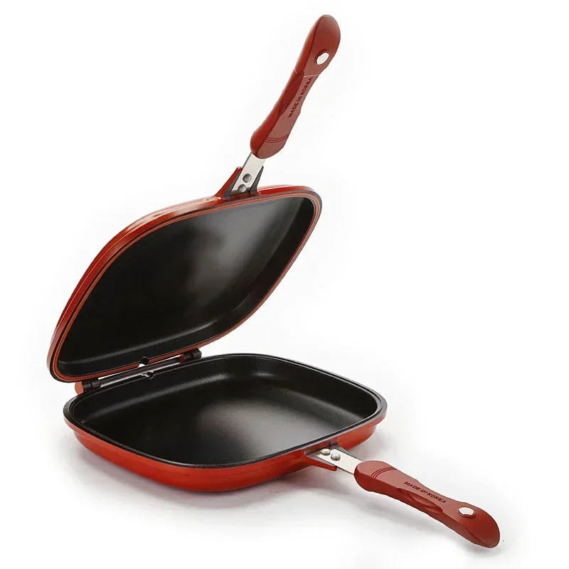 Panela Grill Dupla Face - Frete Gratis - Gigas Oferas